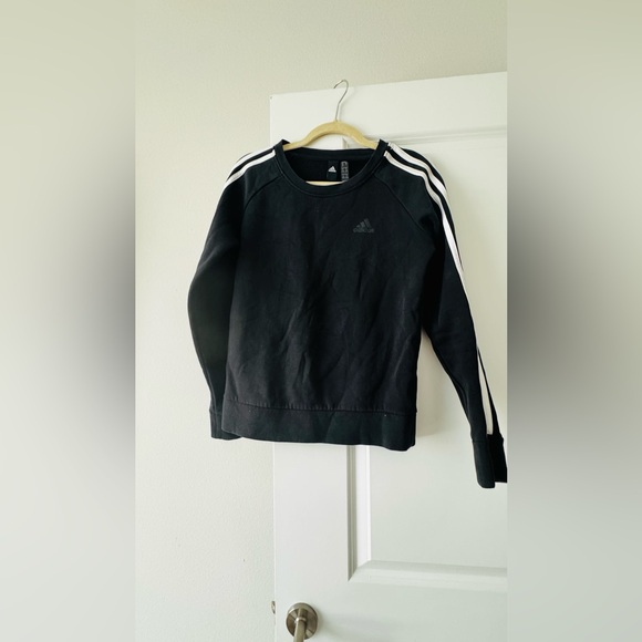 Adidas Women's Black Crew Neck Sweater - Picture 3 of 8